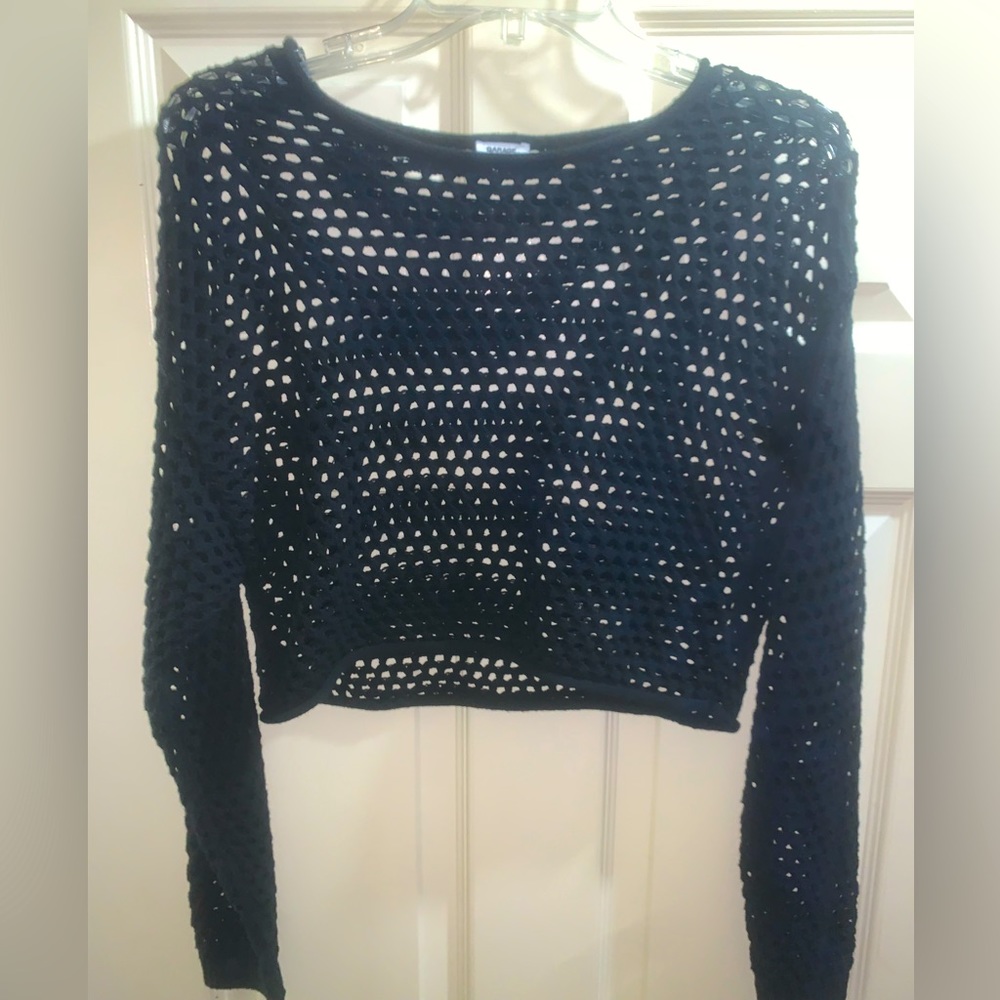 Fishnet pullover sweater | xs